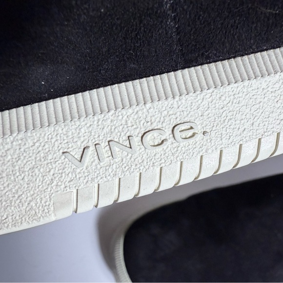 Vince black boots Women's 7.5 shoes Ilona Pull-On High-Top Sneakers - Picture 13 of 13